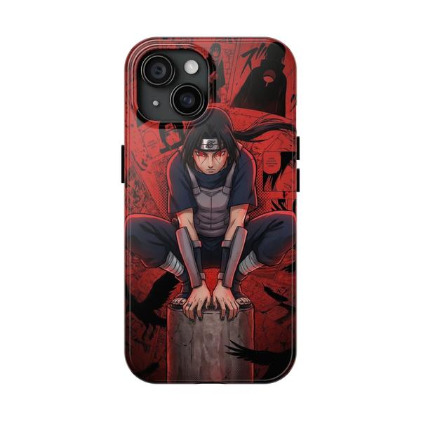Itachi Uchiha Anime Case for iPhone Akatsuki Manga Cover - iPhone 15 - KazerCase