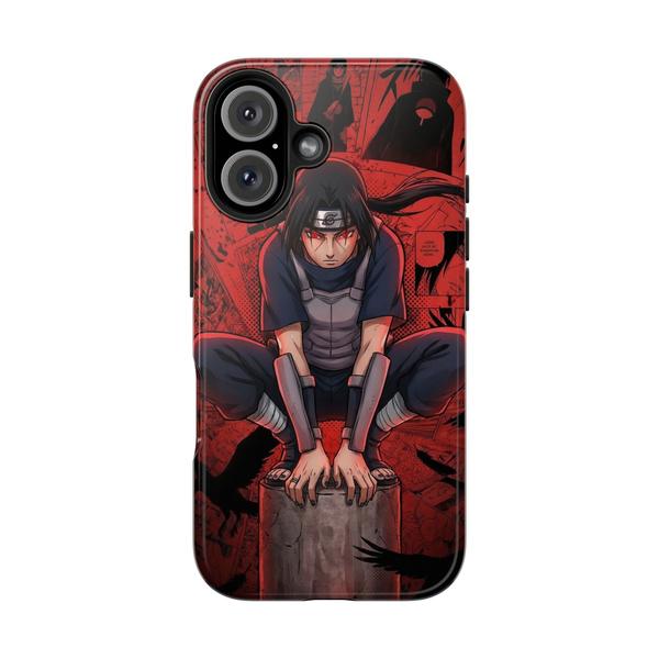Itachi Uchiha Anime Case for iPhone Akatsuki Manga Cover - iPhone 16 - KazerCase