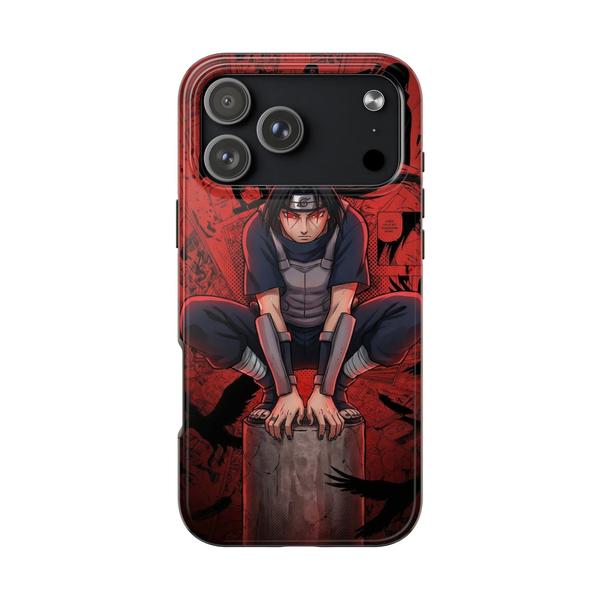 Itachi Uchiha Anime Case for iPhone Akatsuki Manga Cover - iPhone 17 Pro Max - KazerCase