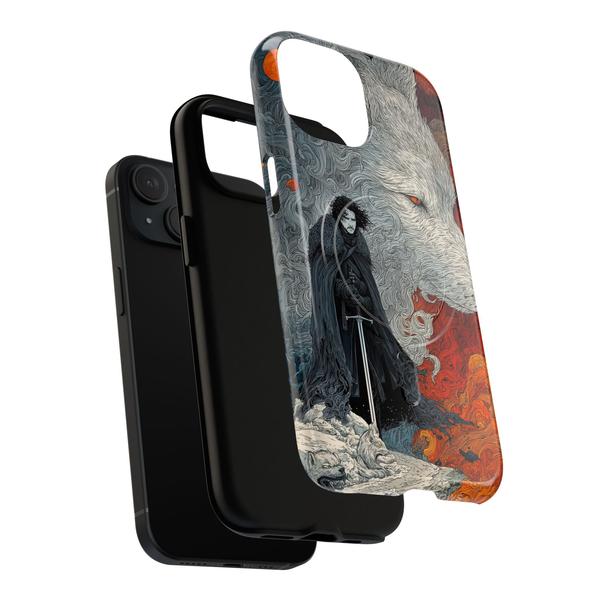 Jon Snow Ghost Style Case for iPhone GoT Phone Cover - iPhone 13 Pro Max Matte - KazerCase