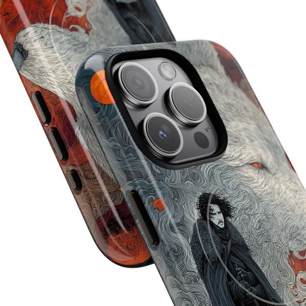 Jon Snow Ghost Style Case for iPhone GoT Phone Cover - iPhone 13 Pro Max Matte - KazerCase