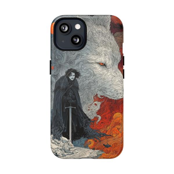 Jon Snow Ghost Style Case for iPhone GoT Phone Cover - iPhone 13 Matte - KazerCase