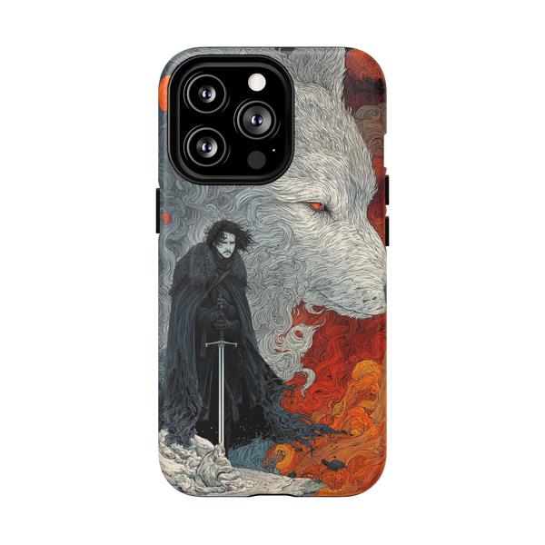 Jon Snow Ghost Style Case for iPhone GoT Phone Cover - iPhone 13 Pro Matte - KazerCase