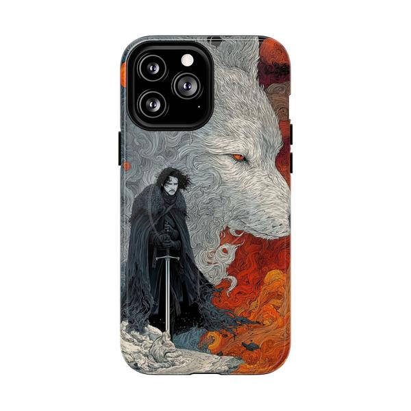 Jon Snow Ghost Style Case for iPhone GoT Phone Cover - iPhone 13 Pro Max Glossy - KazerCase