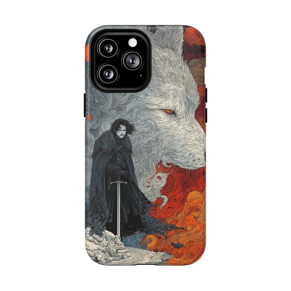 Jon Snow Ghost Style Case for iPhone GoT Phone Cover - iPhone 13 Pro Max Matte - KazerCase
