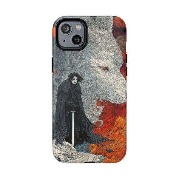 Jon Snow Ghost Style Case for iPhone GoT Phone Cover - iPhone 14 Plus Matte - KazerCase
