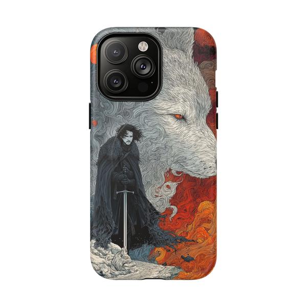Jon Snow Ghost Style Case for iPhone GoT Phone Cover - iPhone 14 Pro Max Matte - KazerCase
