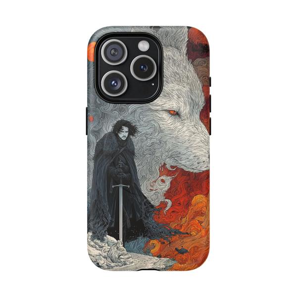 Jon Snow Ghost Style Case for iPhone GoT Phone Cover - iPhone 15 Pro Matte - KazerCase