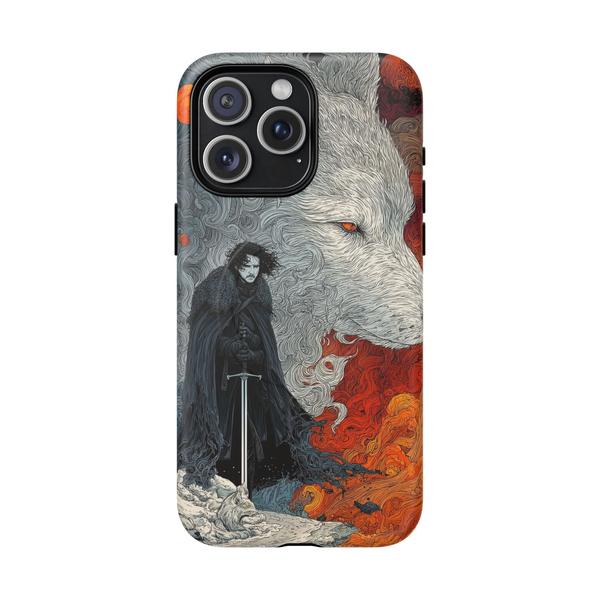 Jon Snow Ghost Style Case for iPhone GoT Phone Cover - iPhone 15 Pro Max Matte - KazerCase