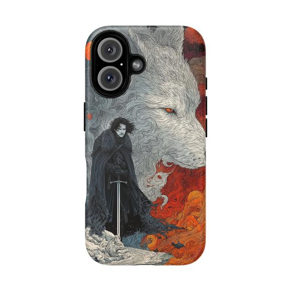 Jon Snow Ghost Style Case for iPhone GoT Phone Cover - iPhone 16 Matte - KazerCase