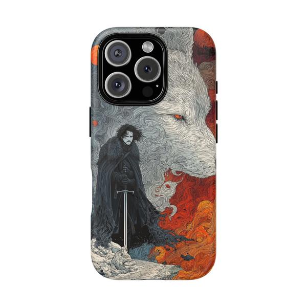 Jon Snow Ghost Style Case for iPhone GoT Phone Cover - iPhone 16 Pro Matte - KazerCase