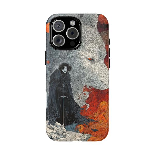 Jon Snow Ghost Style Case for iPhone GoT Phone Cover - iPhone 16 Pro Max Matte - KazerCase
