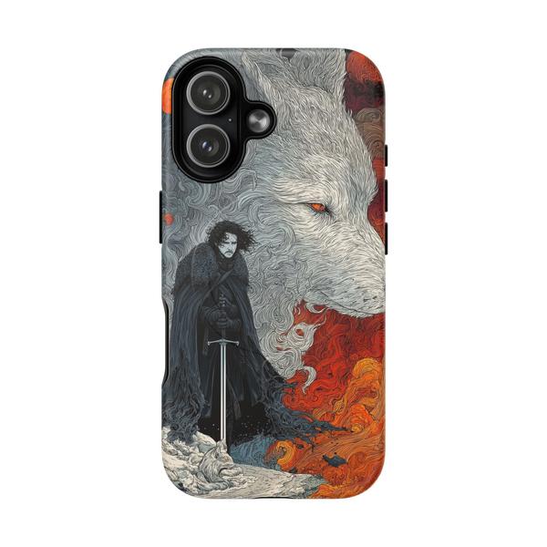 Jon Snow Ghost Style Case for iPhone GoT Phone Cover - iPhone 17 Matte - KazerCase