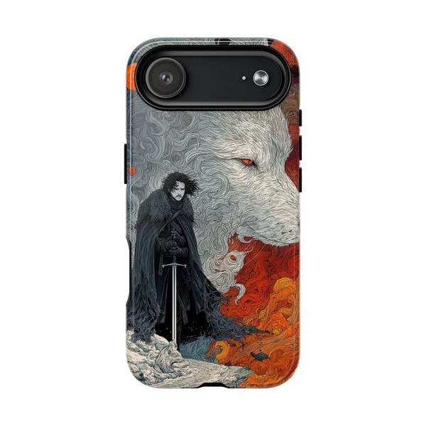 Jon Snow Ghost Style Case for iPhone GoT Phone Cover - iPhone 17 Air Glossy - KazerCase