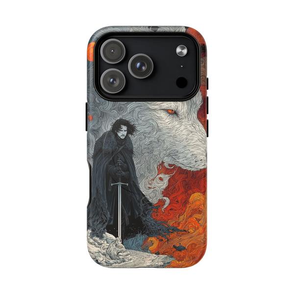 Jon Snow Ghost Style Case for iPhone GoT Phone Cover - iPhone 17 Pro Matte - KazerCase