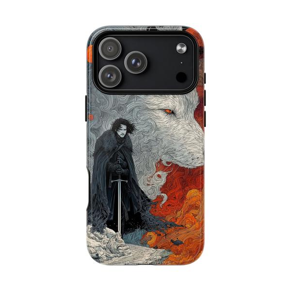 Jon Snow Ghost Style Case for iPhone GoT Phone Cover - iPhone 17 Pro Max Glossy - KazerCase