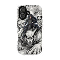 Madara Uchiha on Kyubi - Manga Panel Aesthetic iPhone Case - iPhone 17 Glossy - KazerCase