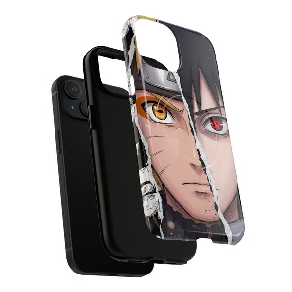 Naruto and Sasuke Anime iPhone - iPhone 13 Pro Max Matte - KazerCase