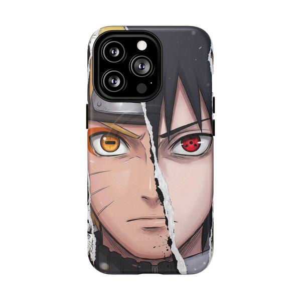 Naruto and Sasuke Anime iPhone - iPhone 13 Pro Matte - KazerCase