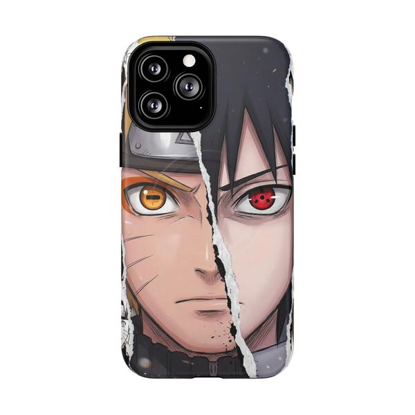 Naruto and Sasuke Anime iPhone - iPhone 13 Pro Max Matte - KazerCase