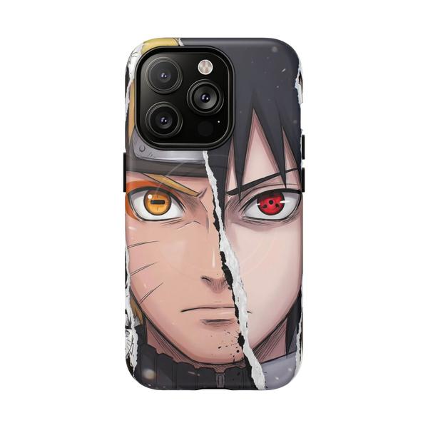 Naruto and Sasuke Anime iPhone - iPhone 14 Pro Matte - KazerCase