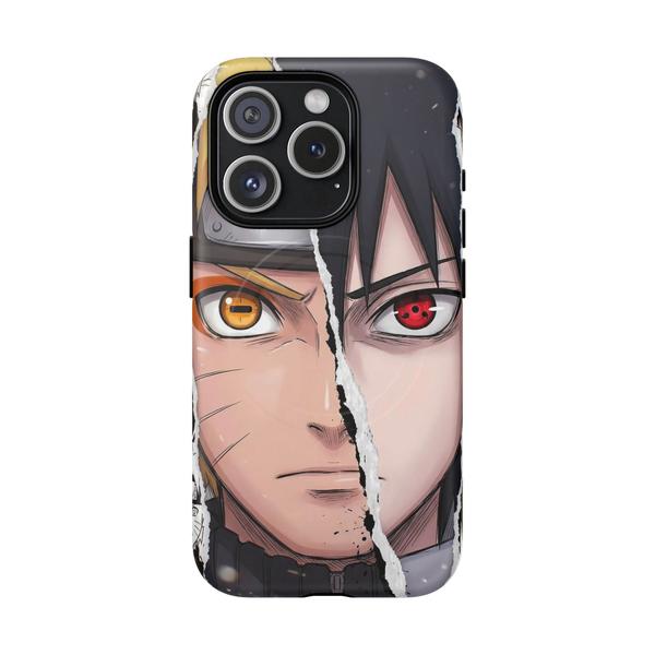 Naruto and Sasuke Anime iPhone - iPhone 15 Pro Matte - KazerCase