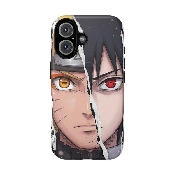 Naruto and Sasuke Anime iPhone - iPhone 16 Matte - KazerCase