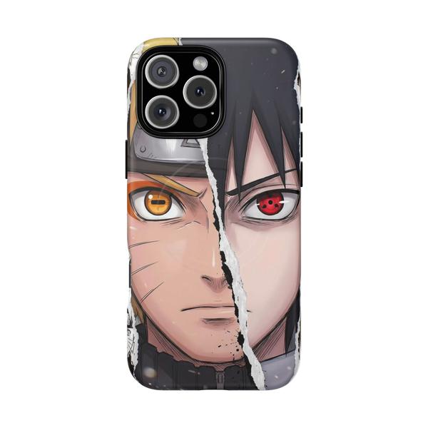 Naruto and Sasuke Anime iPhone - iPhone 16 Pro Max Matte - KazerCase