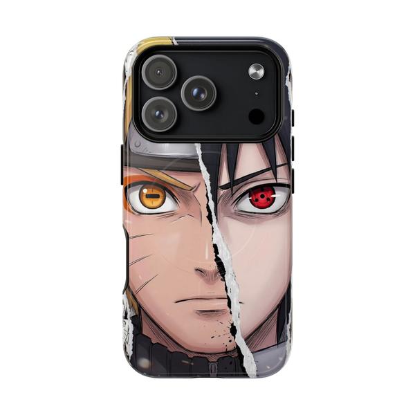 Naruto and Sasuke Anime iPhone - iPhone 17 Pro Glossy - KazerCase