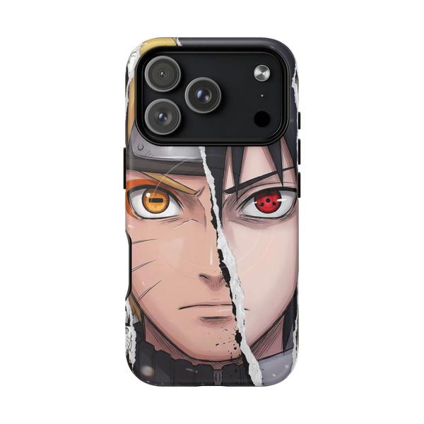 Naruto and Sasuke Anime iPhone - iPhone 17 Pro Matte - KazerCase