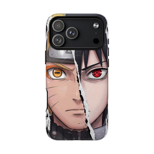 Naruto and Sasuke Anime iPhone - iPhone 17 Pro Max Glossy - KazerCase