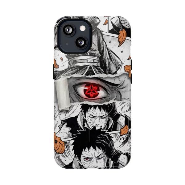 Obito Uchiha Anime Case for iPhone Manga Collage - iPhone 13 Glossy - KazerCase