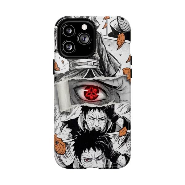 Obito Uchiha Anime Case for iPhone Manga Collage - iPhone 13 Pro Max Glossy - KazerCase