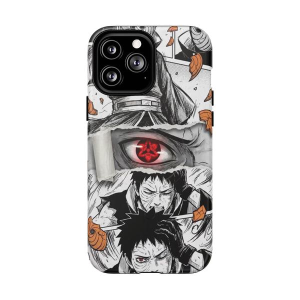 Obito Uchiha Anime Case for iPhone Manga Collage - iPhone 13 Pro Max Matte - KazerCase