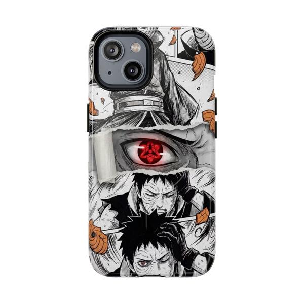 Obito Uchiha Anime Case for iPhone Manga Collage - iPhone 14 Glossy - KazerCase