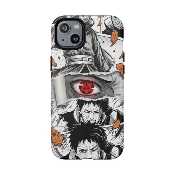 Obito Uchiha Anime Case for iPhone Manga Collage - iPhone 14 Plus Matte - KazerCase