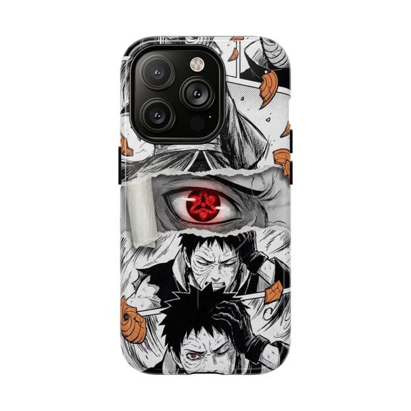 Obito Uchiha Anime Case for iPhone Manga Collage - iPhone 14 Pro Glossy - KazerCase