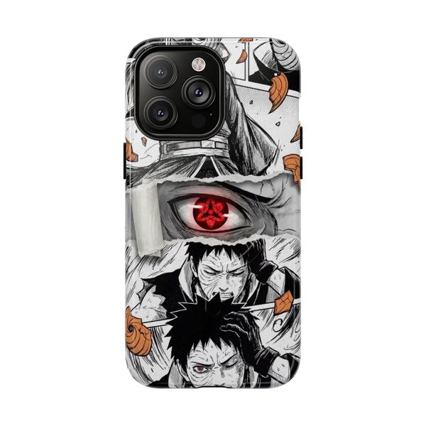 Obito Uchiha Anime Case for iPhone Manga Collage - iPhone 14 Pro Max Glossy - KazerCase