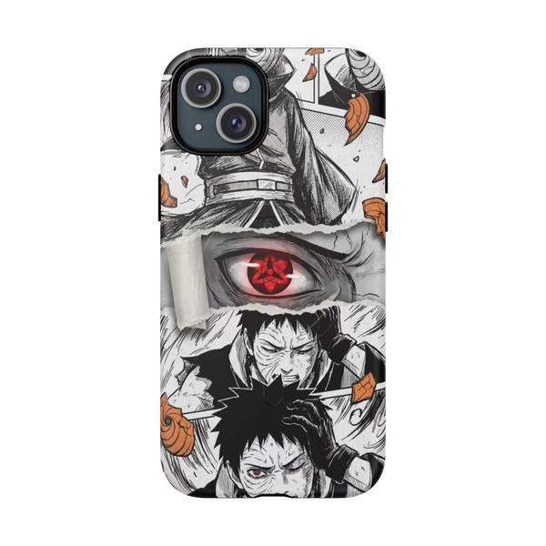 Obito Uchiha Anime Case for iPhone Manga Collage - iPhone 15 Plus Matte - KazerCase