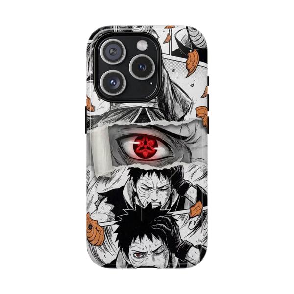 Obito Uchiha Anime Case for iPhone Manga Collage - iPhone 15 Pro Glossy - KazerCase