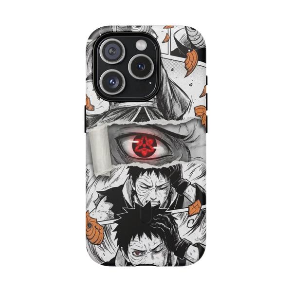 Obito Uchiha Anime Case for iPhone Manga Collage - iPhone 15 Pro Matte - KazerCase