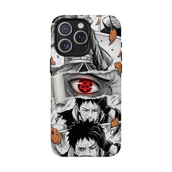 Obito Uchiha Anime Case for iPhone Manga Collage - iPhone 15 Pro Max Glossy - KazerCase