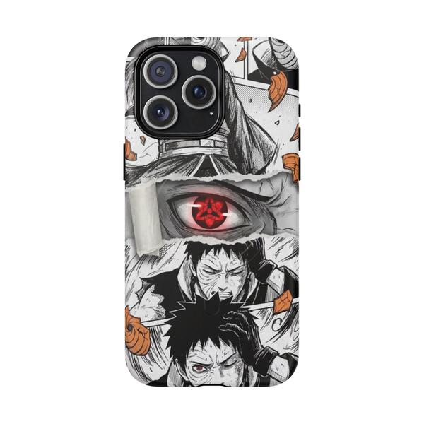 Obito Uchiha Anime Case for iPhone Manga Collage - iPhone 15 Pro Max Matte - KazerCase