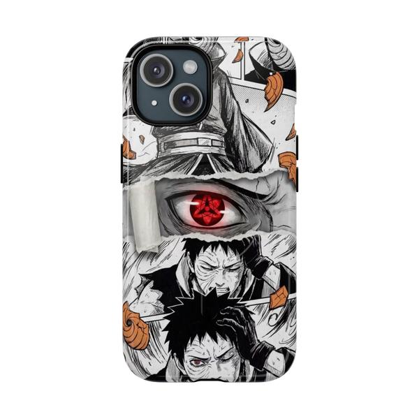 Obito Uchiha Anime Case for iPhone Manga Collage - iPhone 15 Glossy - KazerCase