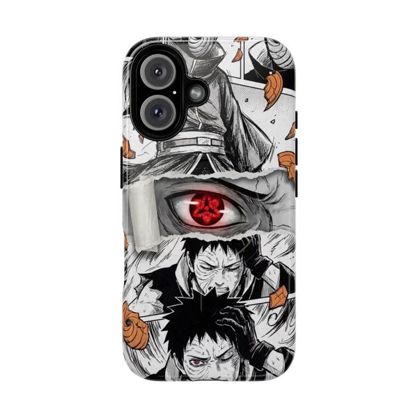 Obito Uchiha Anime Case for iPhone Manga Collage - iPhone 16 Glossy - KazerCase