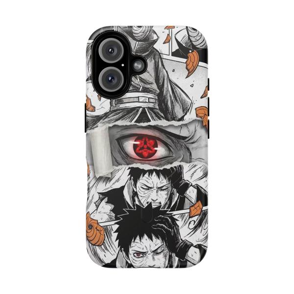 Obito Uchiha Anime Case for iPhone Manga Collage - iPhone 16 Matte - KazerCase