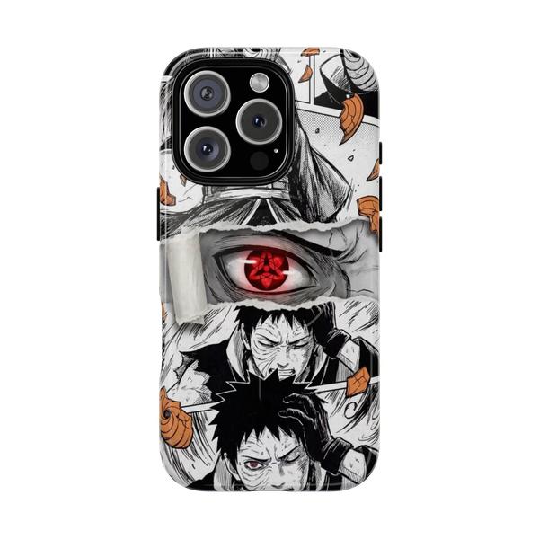 Obito Uchiha Anime Case for iPhone Manga Collage - iPhone 16 Pro Glossy - KazerCase