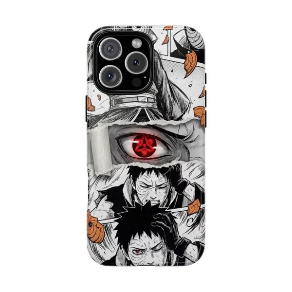 Obito Uchiha Anime Case for iPhone Manga Collage - iPhone 16 Pro Max Glossy - KazerCase