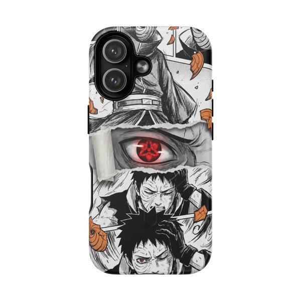 Obito Uchiha Anime Case for iPhone Manga Collage - iPhone 17 Matte - KazerCase
