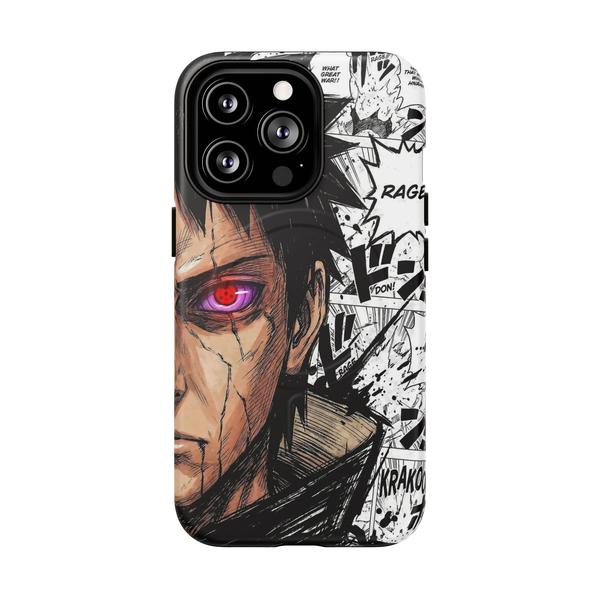 Obito Uchiha Rinnegan Anime Case for iPhone Manga Panel - iPhone 13 Pro Matte - Printify